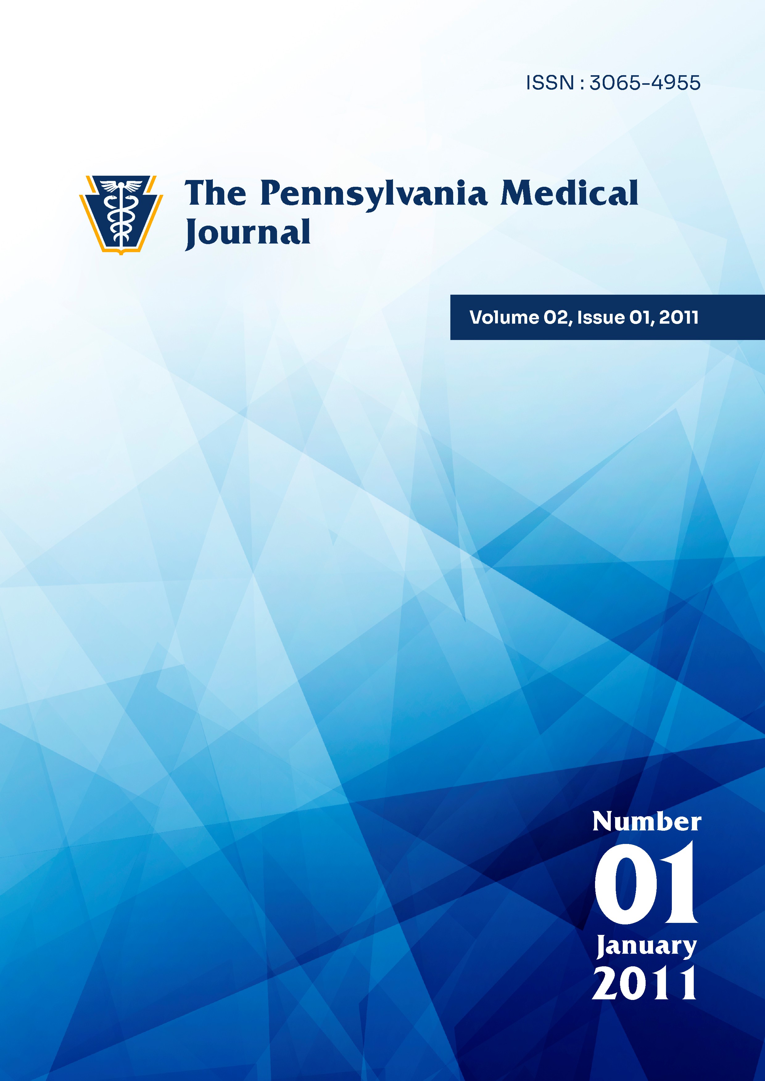 					View Vol. 2 No. 1 (2011): The Pennsylvania Medical Journal
				
